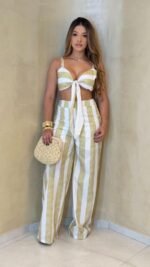 Conjunto Listrado alfaiataria - Imagem 2